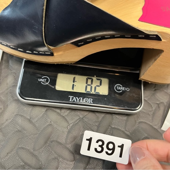 1391 Swedish Hasbeens Annette Clog Sandals 38 - Picture 8 of 8